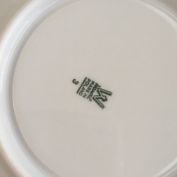 Vintage 1940’s Wawel Fine Porcelain China Poland Rose Garden Gold Trim Cup Set - Picture 4 of 16